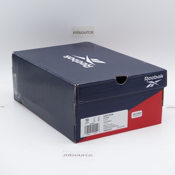 NEW Reebok Classic Nylon Slim Sneakers 100033441 Steely Fog/SteelyFog - Picture 11 of 14